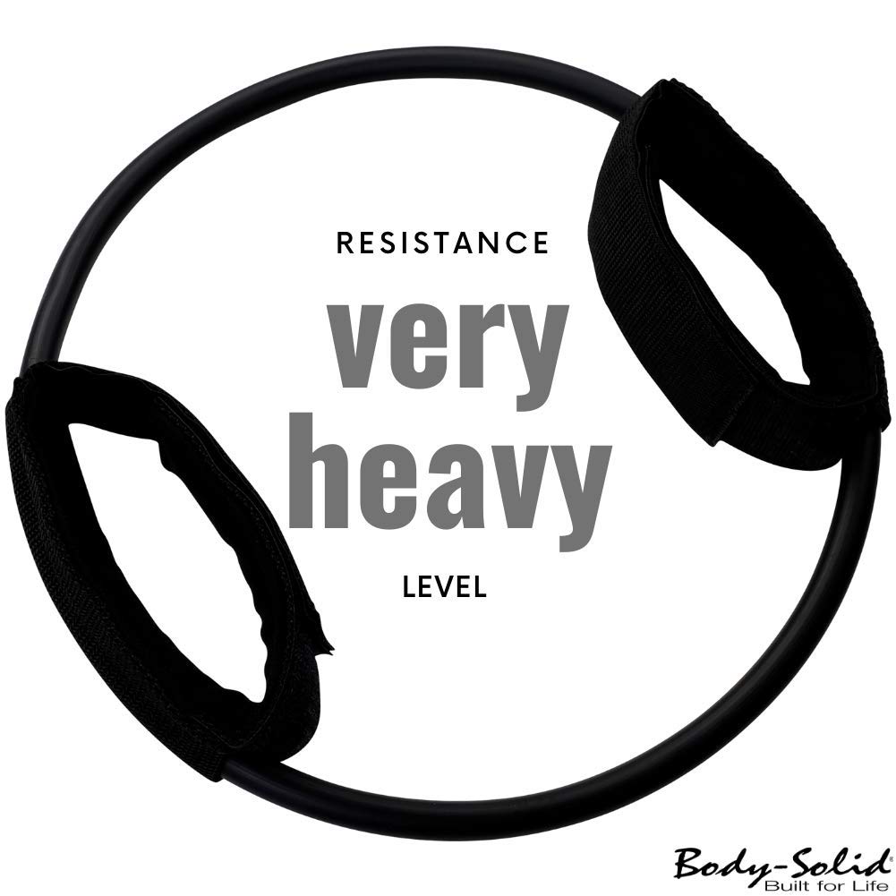 Body-Solid Ankle Cuffs with Elastic Bands - Light Resistance Exercise Bands for Physical Therapy, Upper & Lower Body Workouts - Ideal for Gym, Home Training & Rehabilitation