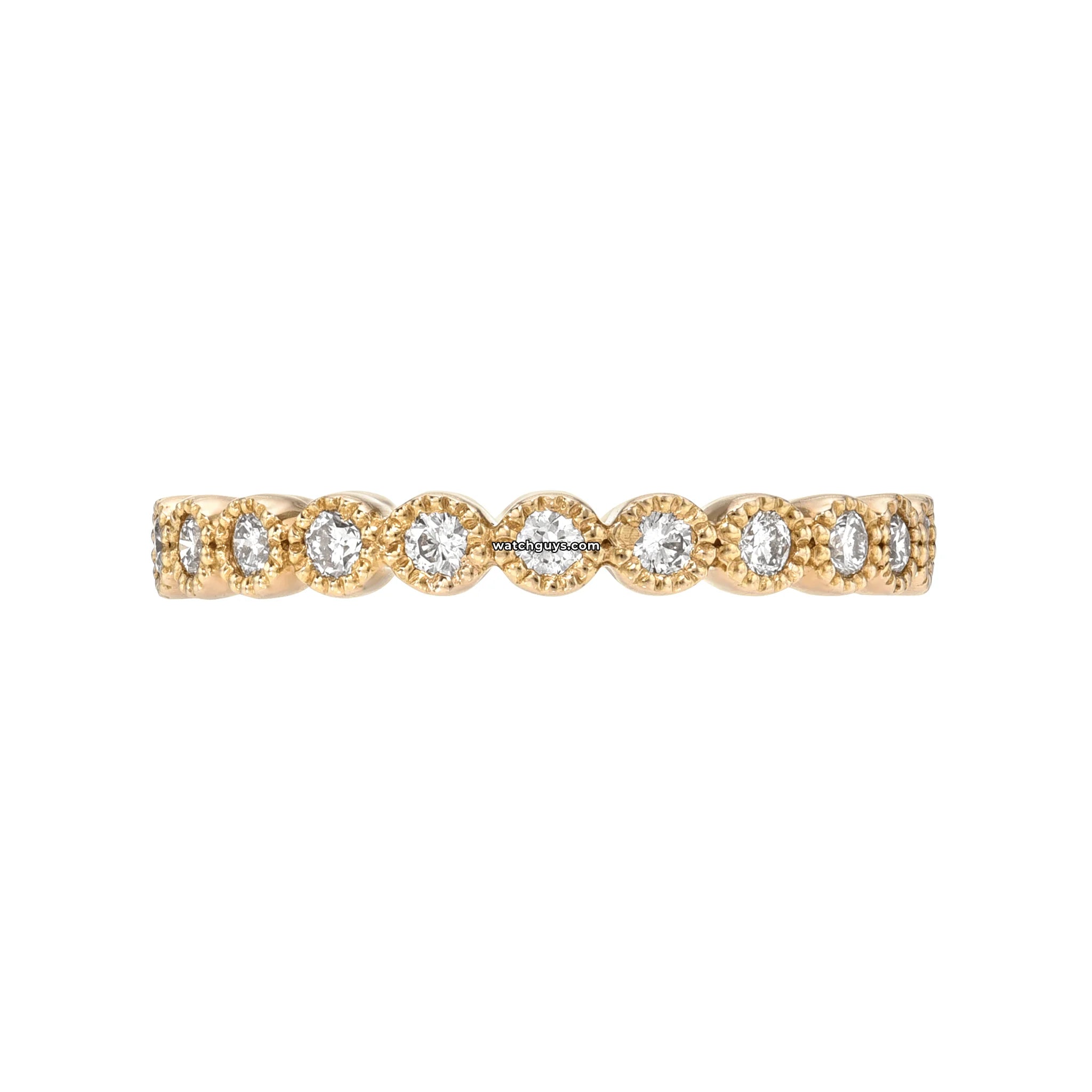 0.48 Carat TW Bezel Set Diamond Eternity Ring in 18k Rose Gold - Perfect for Anniversaries, Engagements & Special Occasions