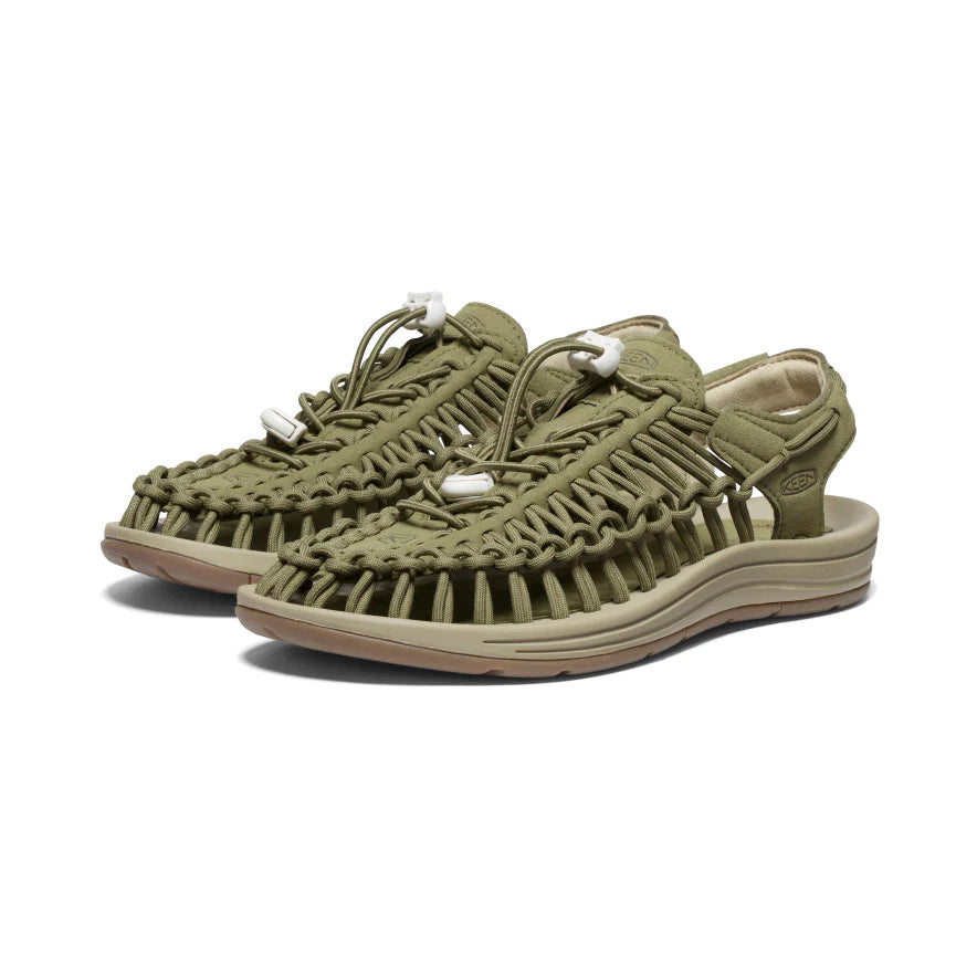 UNEEK Women's Martini Olive & Safari Sandals - Stylish & Comfortable for Casual Outings, Beach Walks & Summer Travel