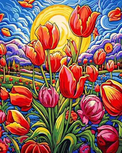 Sunset Flowers