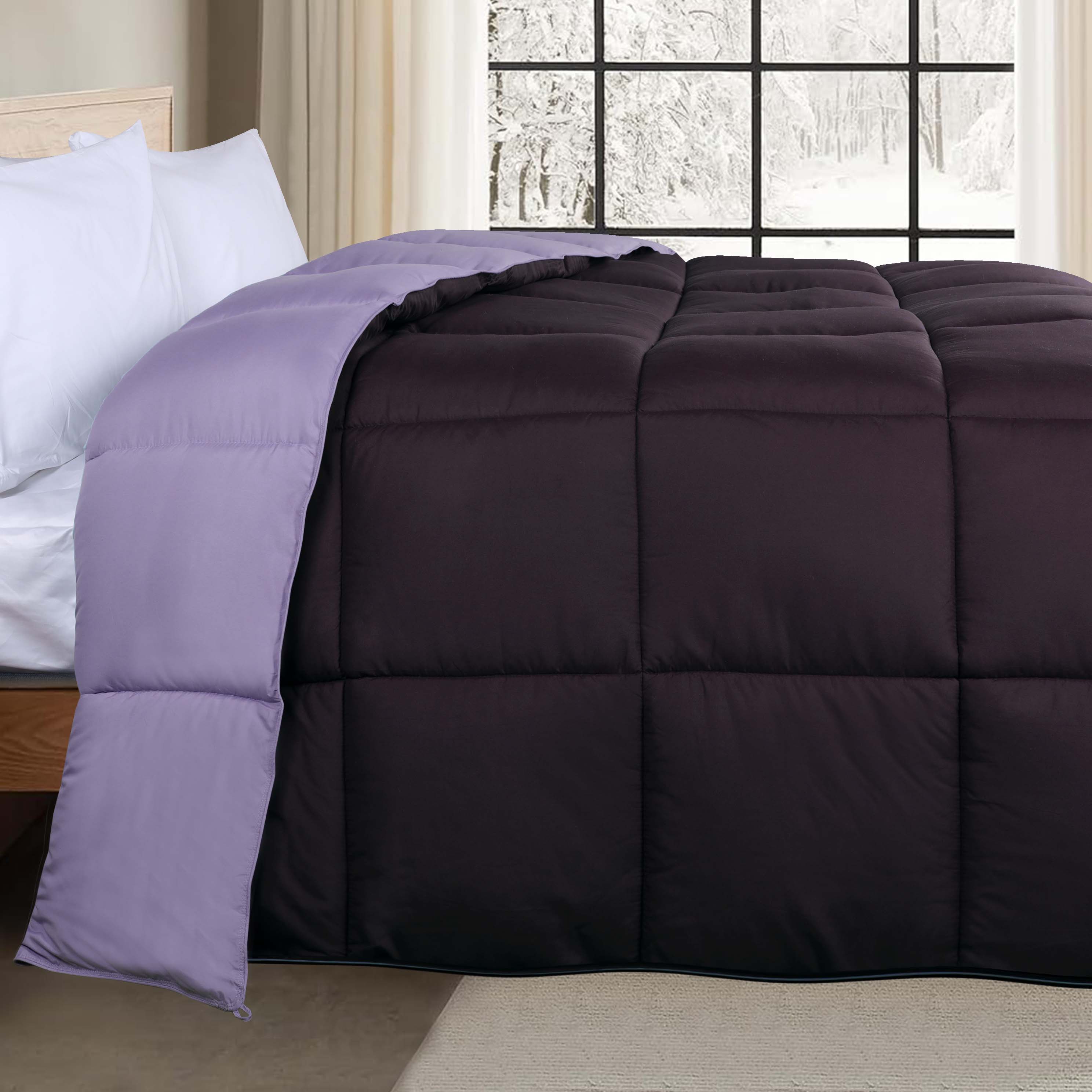 Luxury Brushed Microfiber Reversible Comforter Set - Ultra Soft Bedding for All Seasons - Perfect for Master Bedroom, Guest Room & Dormitory