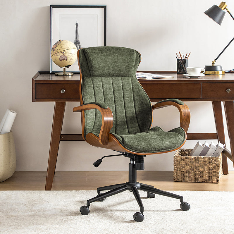 Amparo Executive Ergonomic Office Chair - High Back Mesh Computer Chair with Lumbar Support - Adjustable Swivel Task Chair for Home & Office Workspace - Perfect for Long Hours Sitting & Back Pain Relief