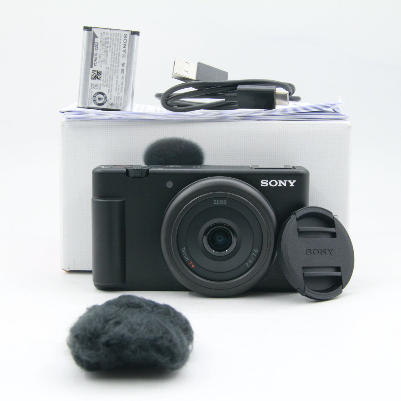 Open Box Excellent Condition Sony ZV-1F Vlogging Camera (Black) - Perfect for YouTube, Travel & Content Creation
