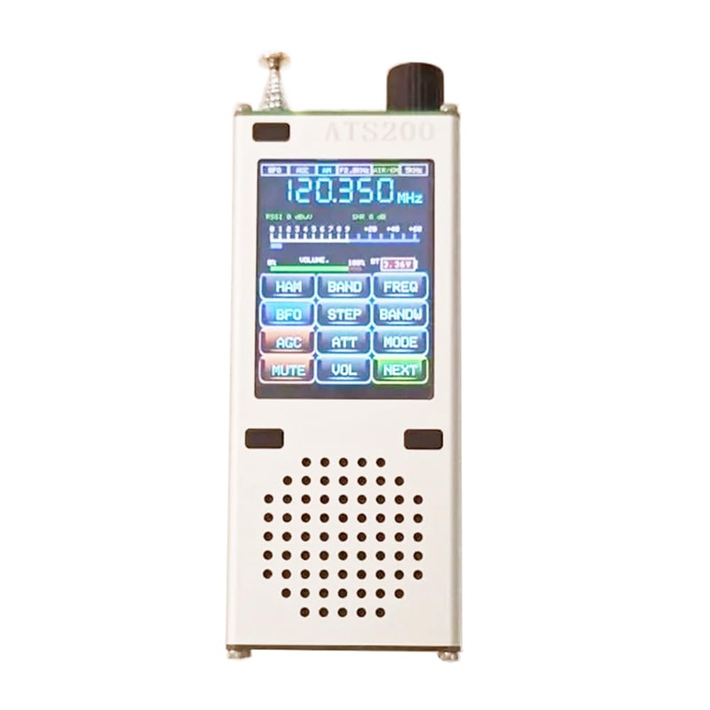 JUFUM ATS200 Full Band Radio with SI4732, ESP32, Bluetooth, 2.4