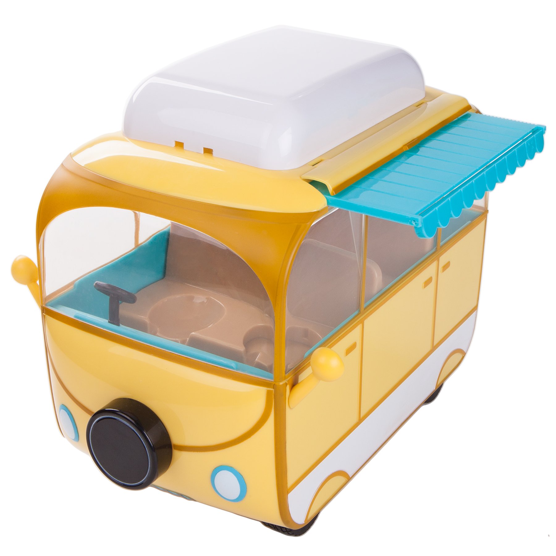 Peppa Pig Family Campervan Camping Playset - 5-Piece Toy Set with Peppa & Daddy Pig Figures, Camper Vehicle, Picnic Table & Grill - Perfect Gift for Toddlers Ages 2+ - Great for Pretend Play, Outdoor Adventures & Birthday Presents