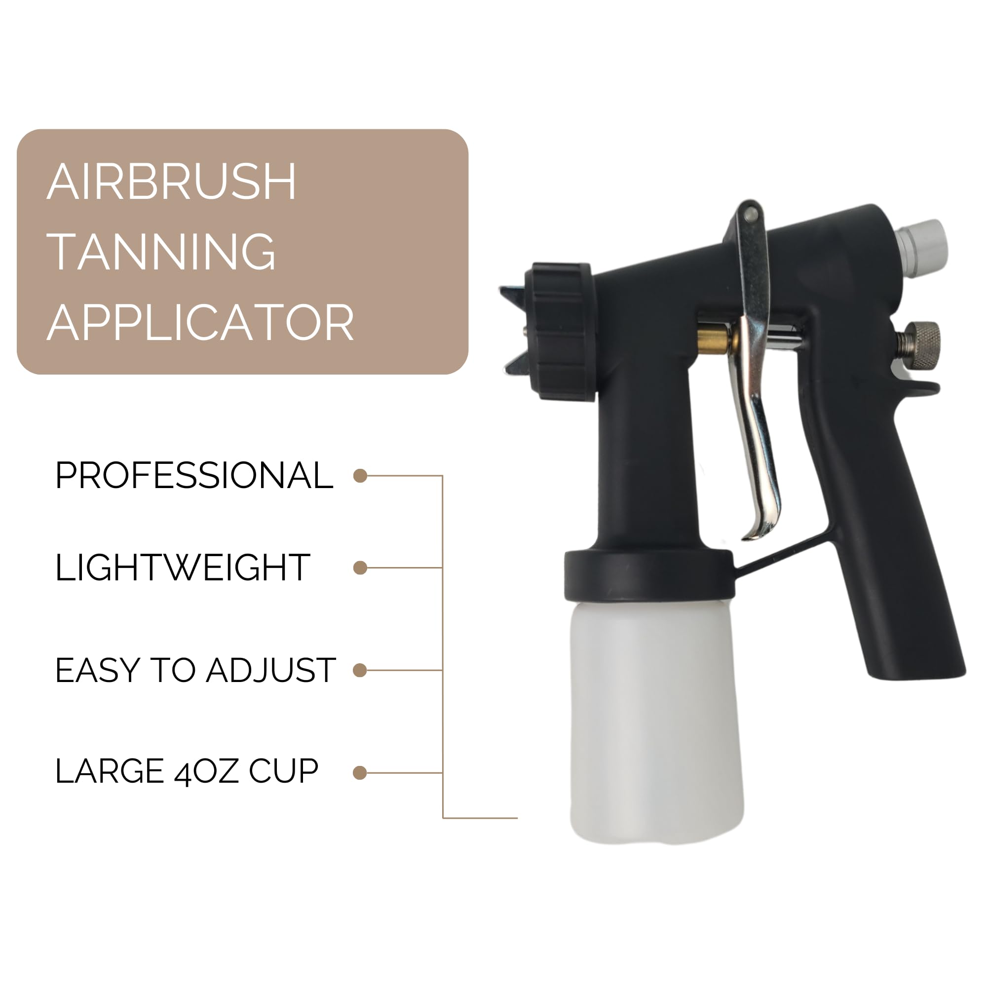 SunFX Professional HVLP Sunless Tanning System - Pro Mini V2 Airbrush Tanning Machine with Solution Pack & Accessories | Mobile & Salon Spray Tan Equipment | Perfect for At-Home, Bridal & Professional Spray Tanning Services
