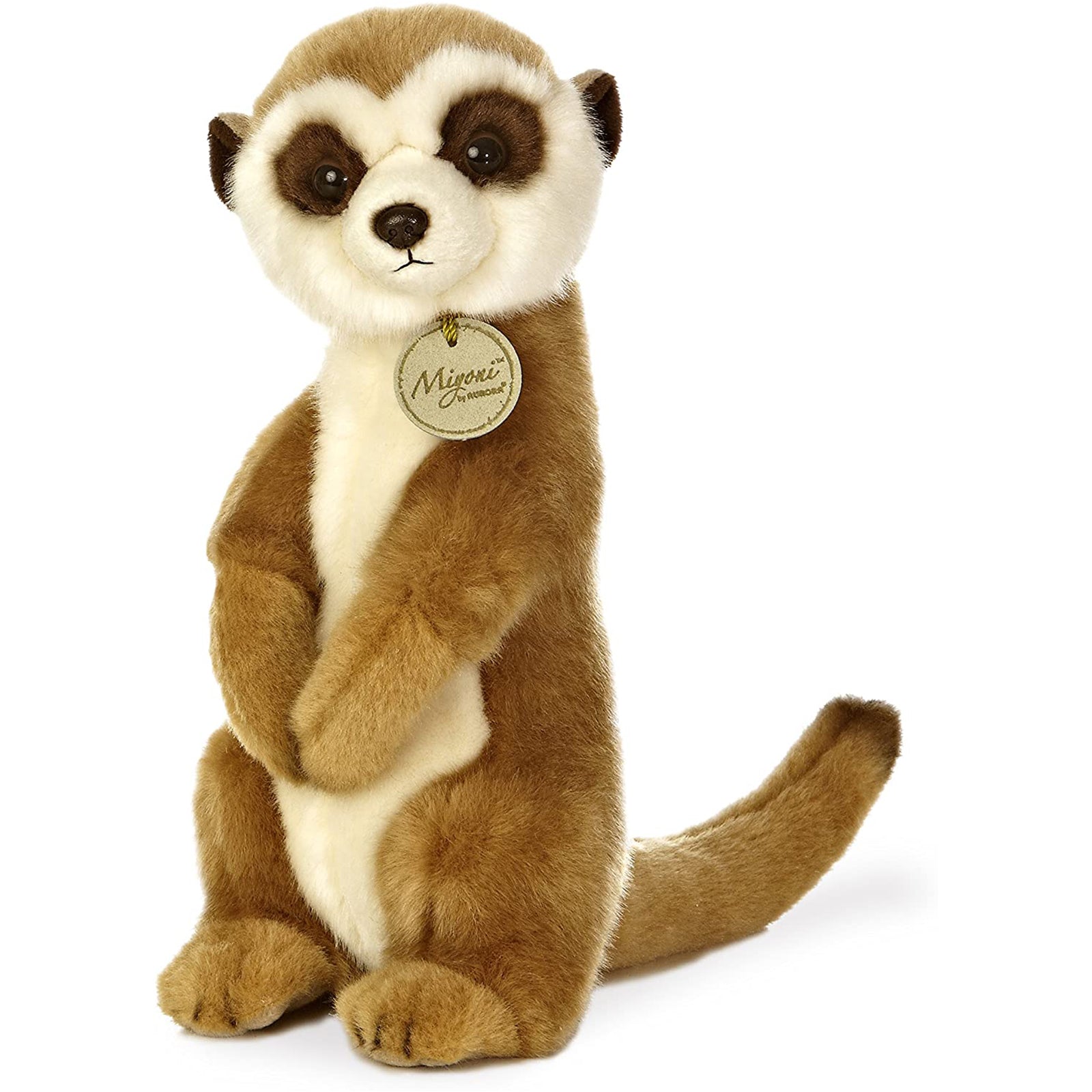 Aurora Miyoni Meerkat 10 Inch Plush Stuffed Animal Toy - Soft Cuddly Meerkat Plushie for Kids, Collectors & Animal Lovers - Perfect for Gifts, Bedroom Decor & Cuddle Companions