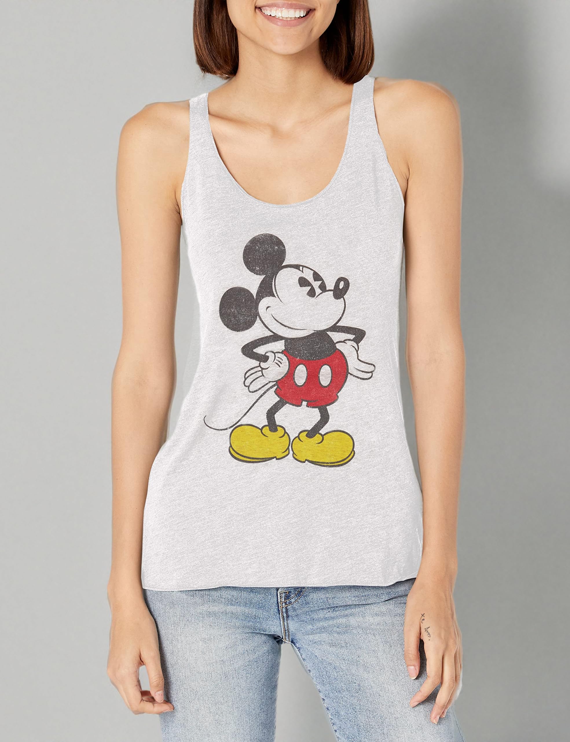 Disney Vintage Mickey Women's T-Shirt - Classic Retro Mickey Mouse Graphic Tee for Casual Wear & Disney Fan Gifts