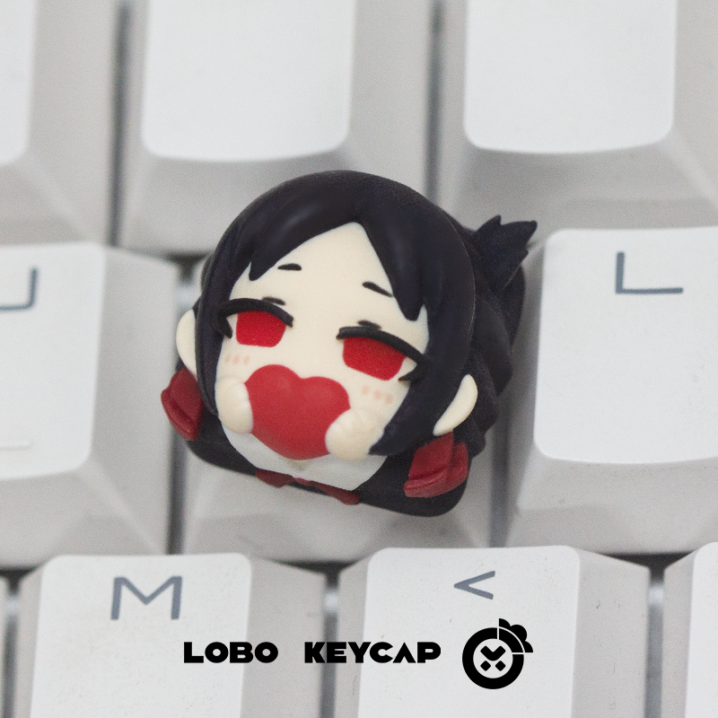Kaguya-sama: Love Is War Anime Themed Resin Keycaps - Customizable Multi-Color Mechanical Keyboard Accessories for Gamers & Anime Fans