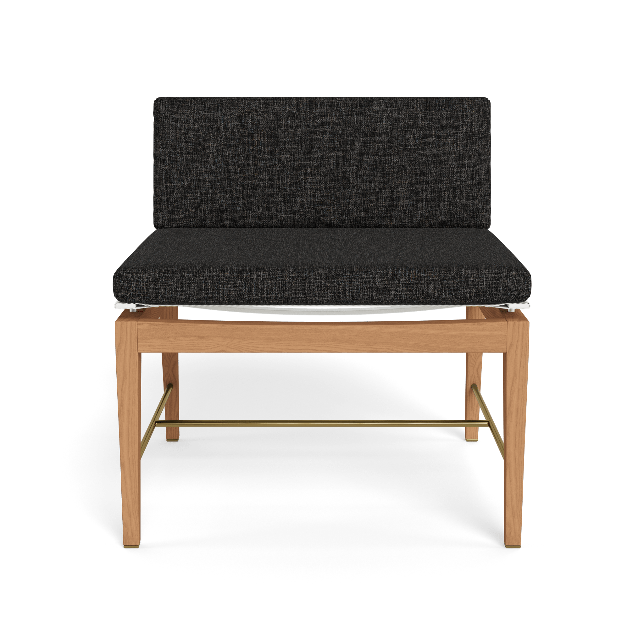 Byron Teak Wood Easy Chair - Comfortable Lounge Chair for Living Room, Patio, or Office - Relaxing and Stylish Seating Solution