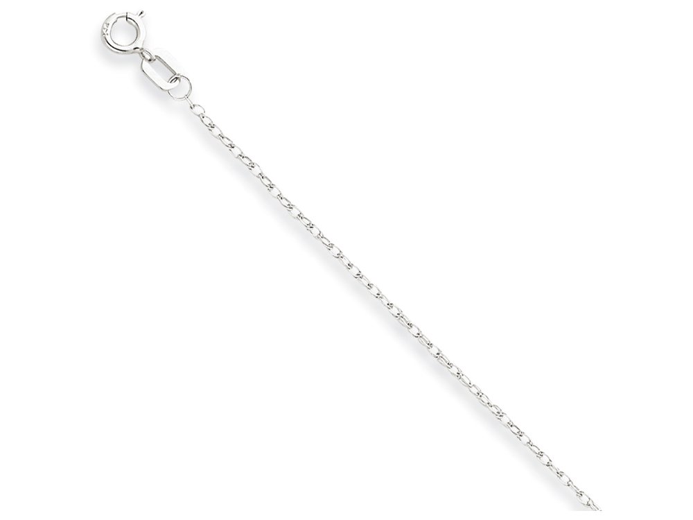 14K White Gold Carded Cable Rope Chain for Women & Men - FJC Finejewelers - Elegant Necklace for Everyday Wear, Gifts & Special Occasions
