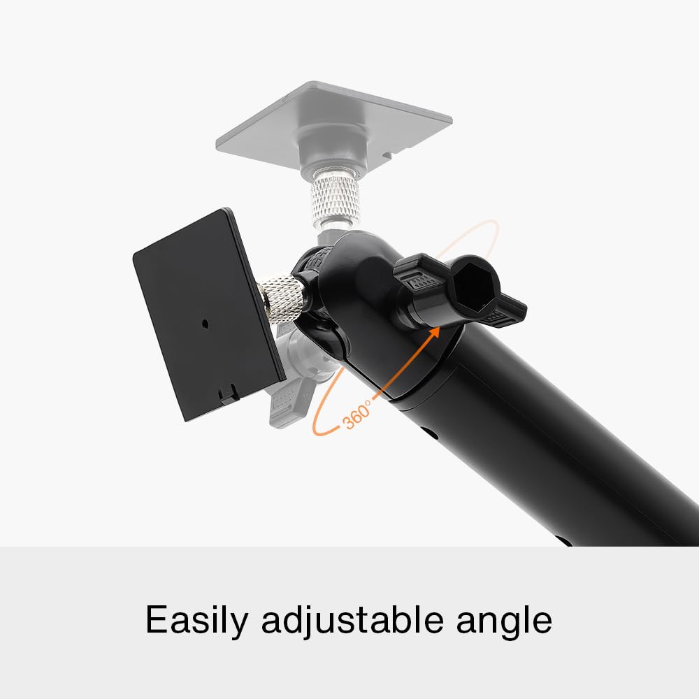 Holicfun 2-in-1 Universal Wall Mount for Outdoor Security Cameras & Solar Panels - Compatible with Ring, Eufy, Arlo, Wyze, Reolink Argus & TP-Link Tapo - White - Perfect for Home Security & Outdoor Surveillance Installation