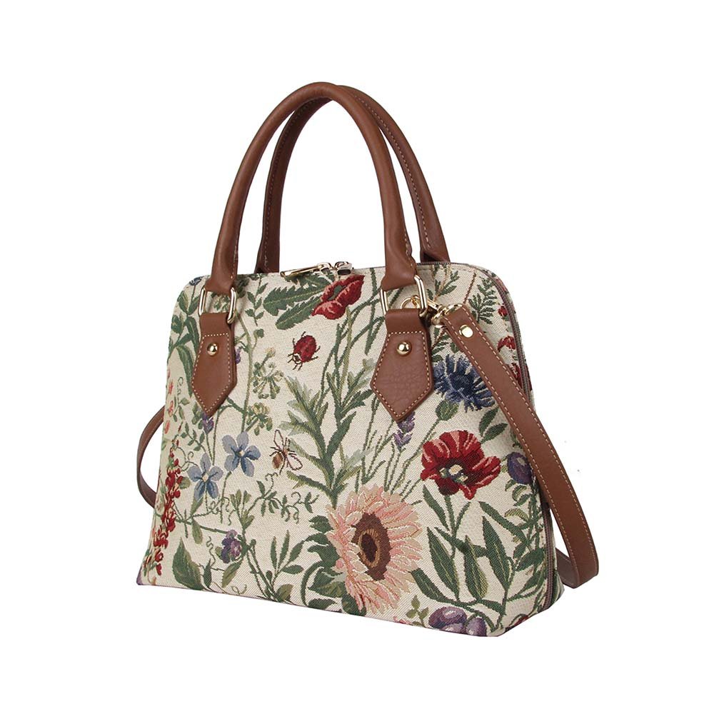 Signare Women's Fashionable Hand & Shoulder Tapestry Crossbody Bag - Stylish Satchel Purse for Women, Girls & Teens | Perfect for Daily Use, Travel & Shopping