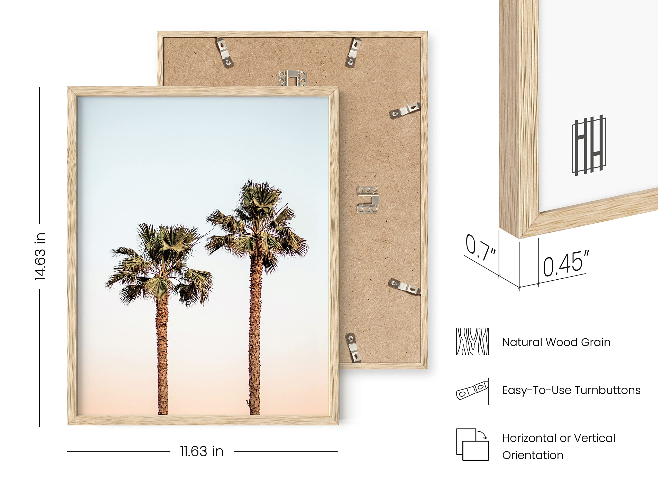 HAUS AND HUES Coastal Beach Decor Set of 4 Framed Art Prints - 8x10 Beige Framed Wall Art for Beach House, Bathroom & Living Room Decor | Perfect for Coastal Home Decor, Vacation Rental & Seaside Themed Spaces