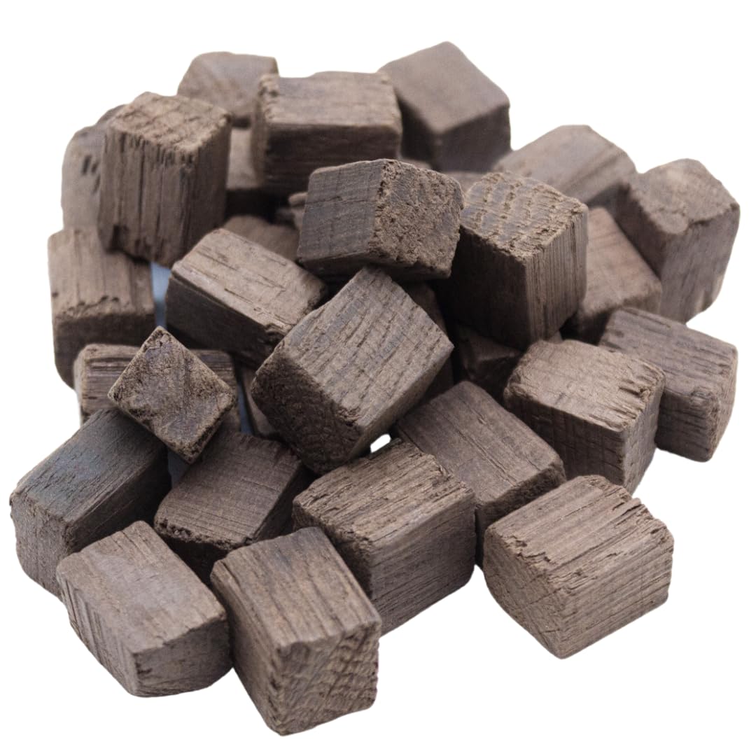 Premium French Oak Cubes for Brewing & Aging - Medium Plus Toast - 5 lbs - Enhance Wine, Whiskey, Beer & Spirits Flavor - Perfect for Home Brewing, Barrel Alternatives & Craft Cocktails