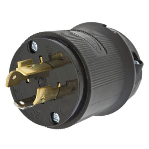 20A Twist Lock Male Plug - Heavy Duty Locking Power Connector for Generators, RVs, and Industrial Equipment