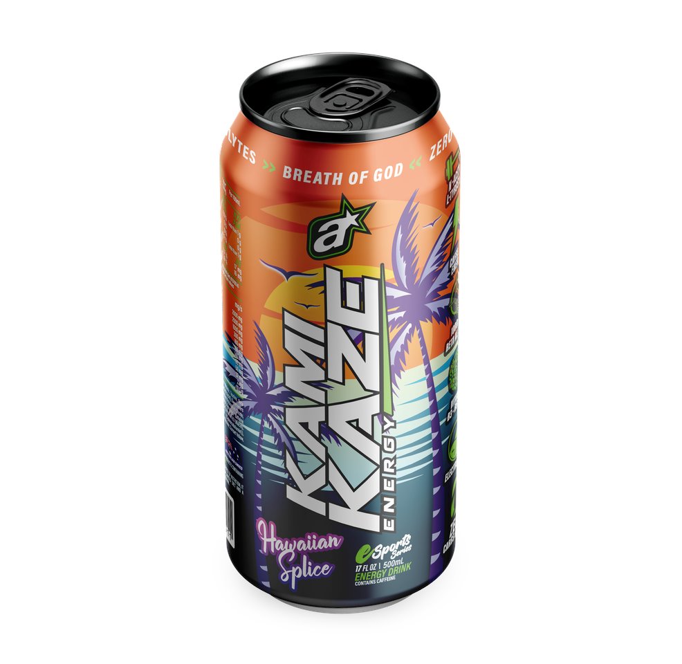 Kamikaze Energy RTD Drink - High Performance Sports & Athletic Energy Booster | Pre-Workout, Gym & Endurance Fuel