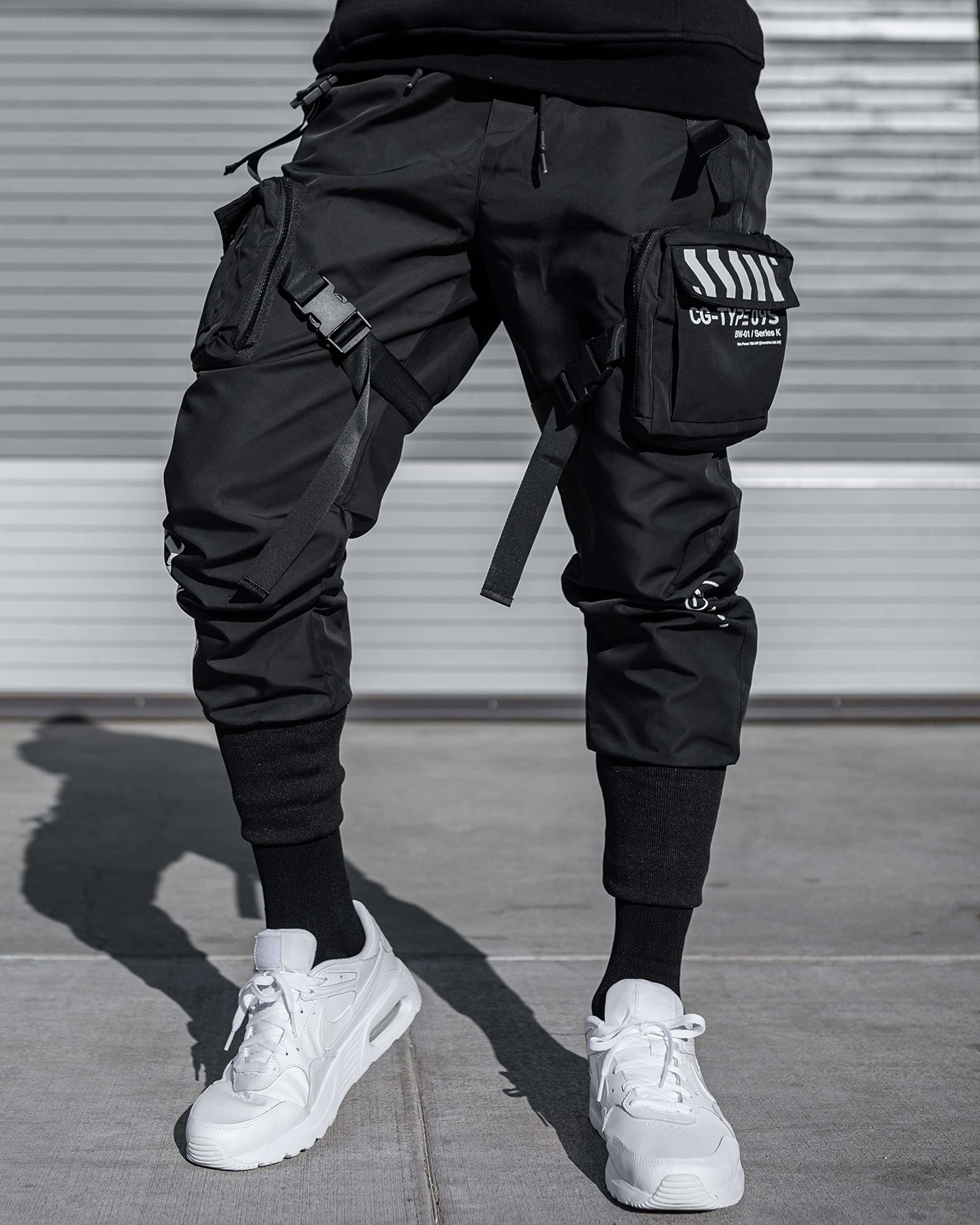 Universe Techwear Cargo Jogger Pants - Waterproof & Breathable Men's Streetwear with Multiple Pockets | Perfect for Urban Commuting, Hiking & Techwear Fashion