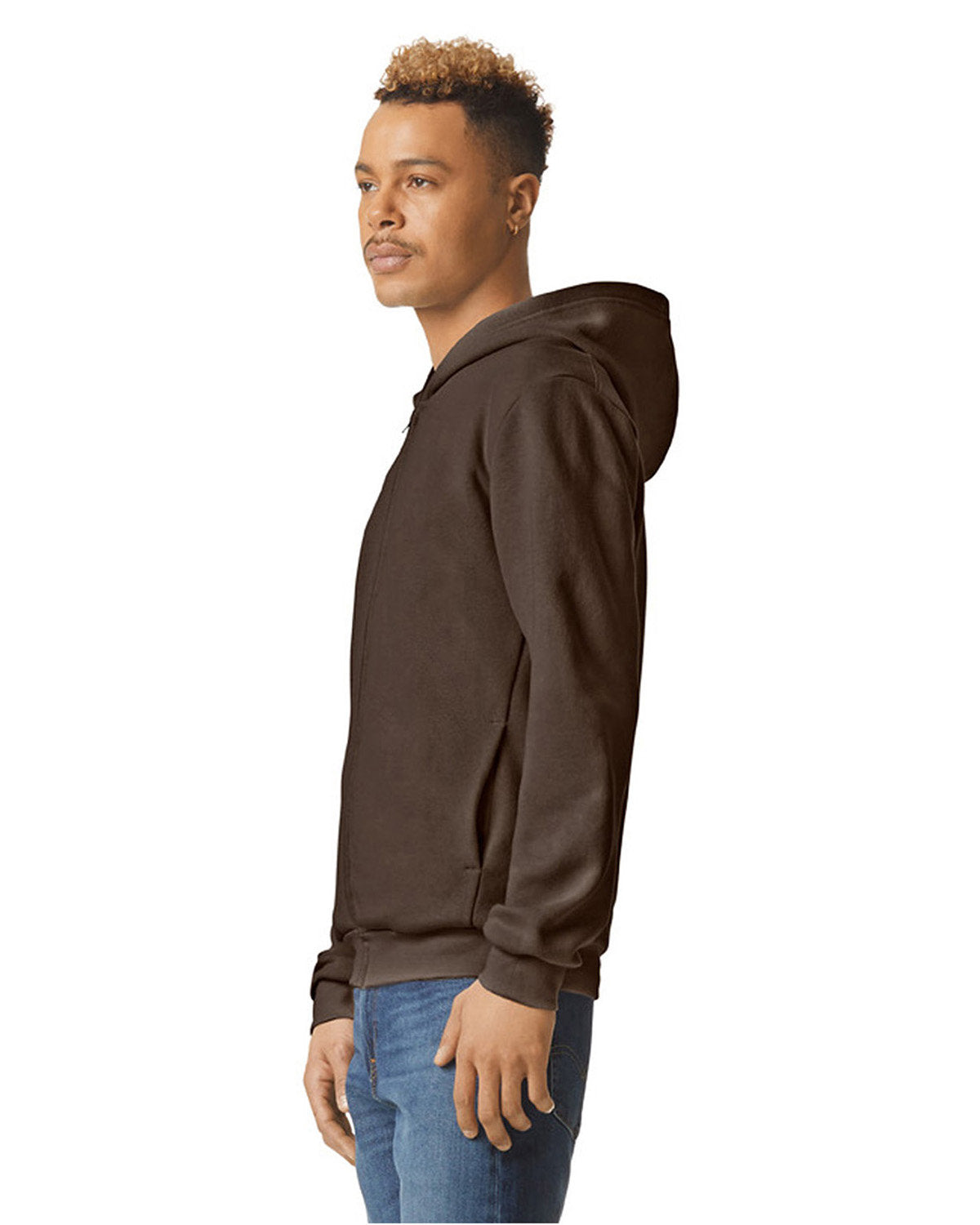 American Apparel RF497 ReFlex Fleece Unisex Full Zip Hoodie - Soft & Warm Fleece Jacket for Men & Women | Perfect for Outdoor Activities, Gym, and Casual Wear