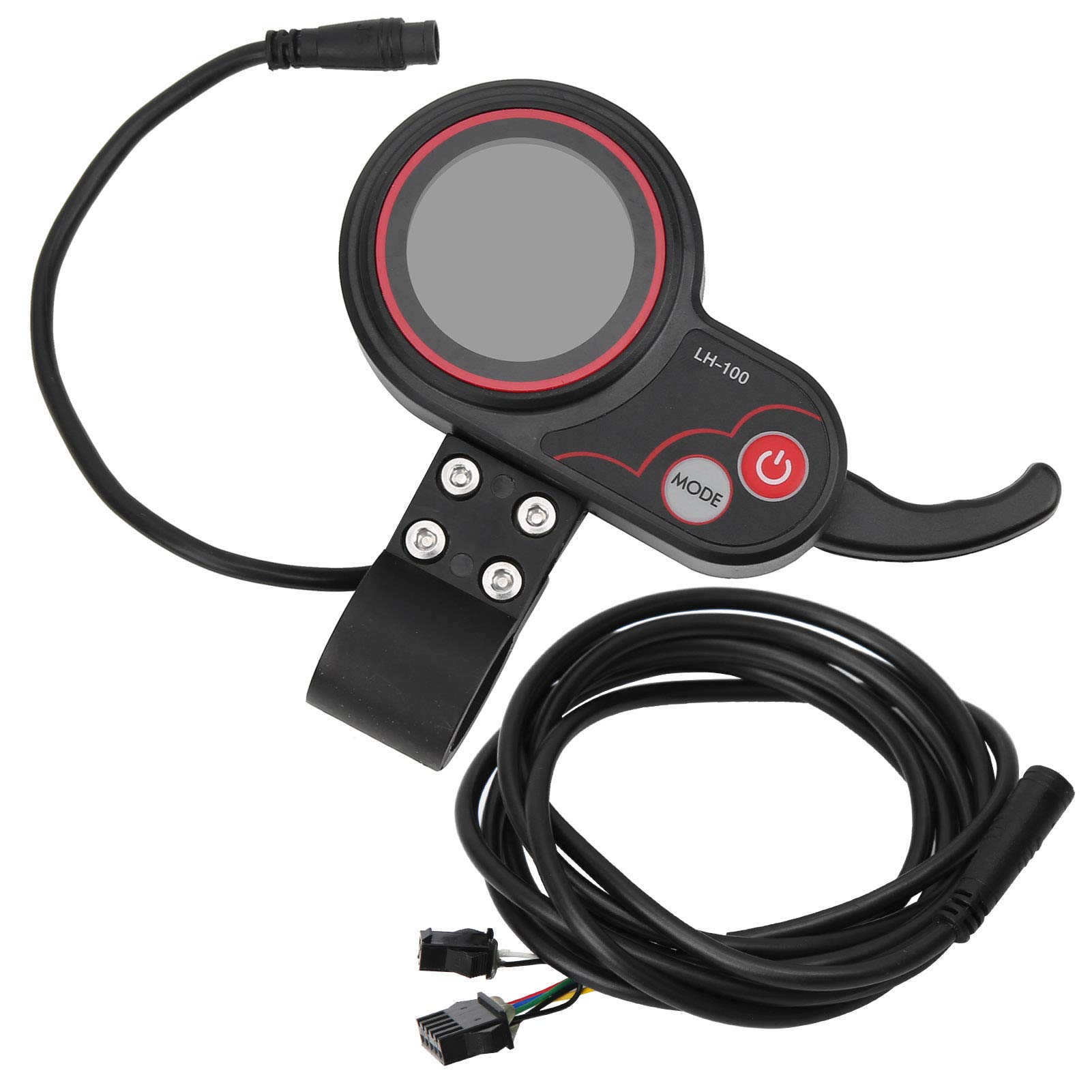 BTIHCEUOT Scooter Display Panel with Thumb Throttle - LCD Speedometer for Electric Bikes & Scooters - Perfect for Commuting, Urban Travel, and Outdoor Adventures