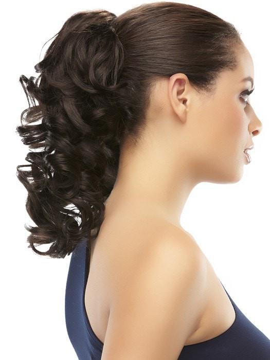 Crush Synthetic Clip-In Ponytail Hair Extension - Natural Look for Everyday Wear & Special Occasions