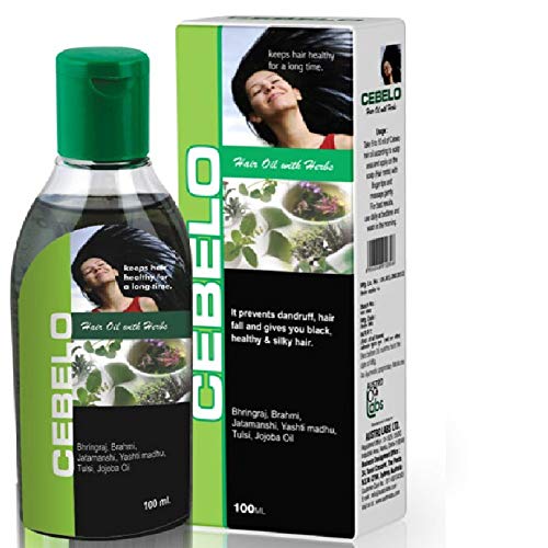 Austro Labs Cebelo Hair Oil 100ml - Natural Hair Growth Treatment for Thicker, Stronger Hair - Perfect for Dry, Damaged Hair & Scalp Care at Home