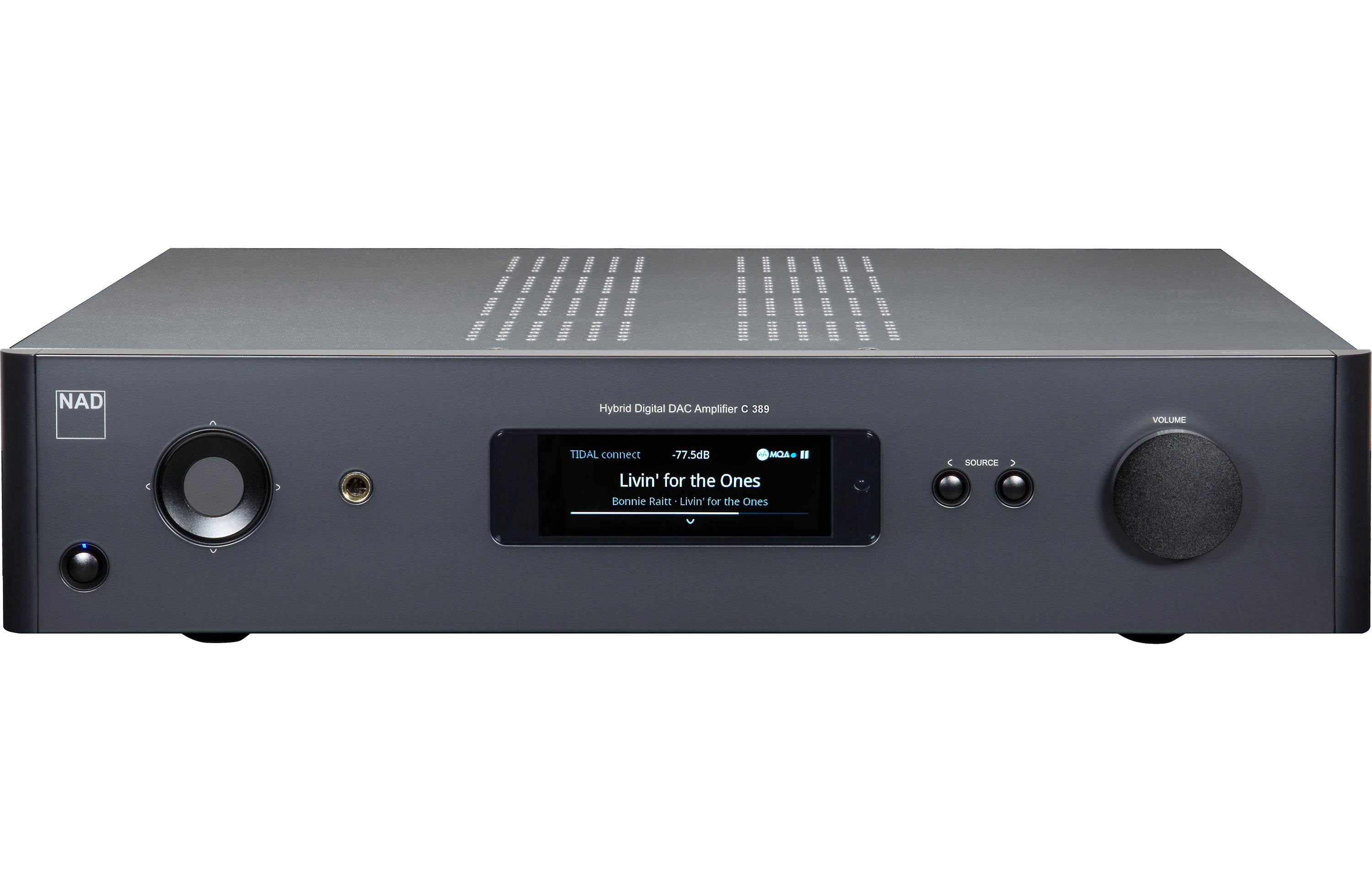NAD Electronics C389 Hybrid Digital DAC Integrated Amplifier with Bluetooth - High-Fidelity Audio for Home Theater & Music Listening