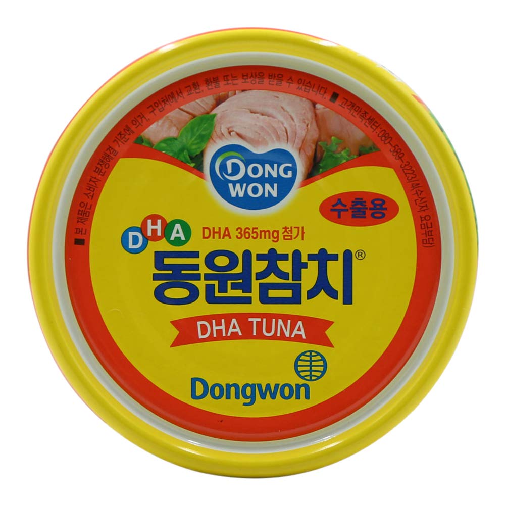Premium Dongwon Tuna Chunk Style in Oil (Rich in DHA) - 5.29 oz Can - High Protein, Keto & Paleo Friendly - Perfect for Salads, Sandwiches & Healthy Meal Prep