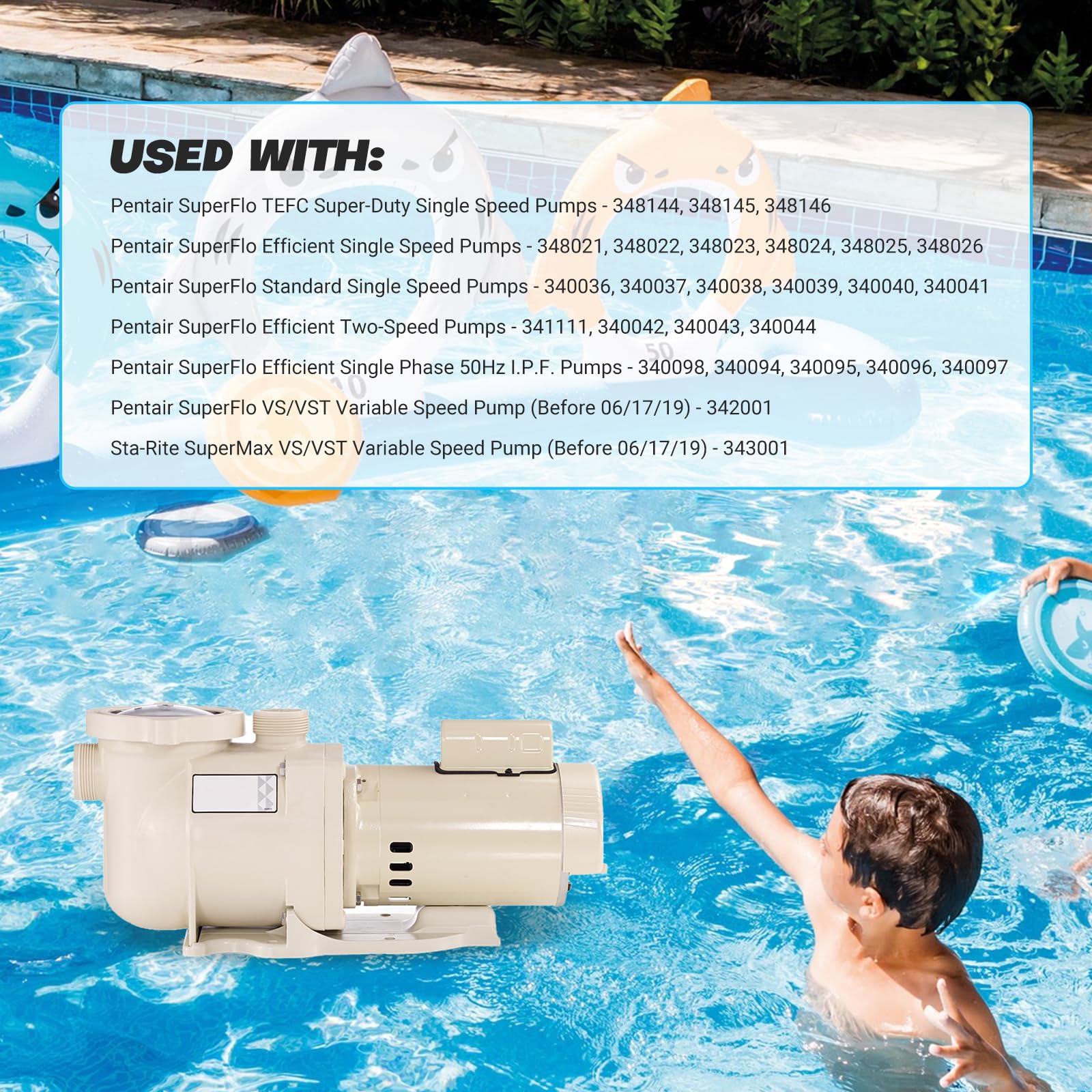 Pentair SuperFlo Inground Pool Pump Almond Seal Plate 356012 Replacement - Compatible with Pentair Pinnacle High Flow & Sta-Rite Supermax Pumps - PAC-101-6012 - Perfect for Pool Maintenance & Pump Repair