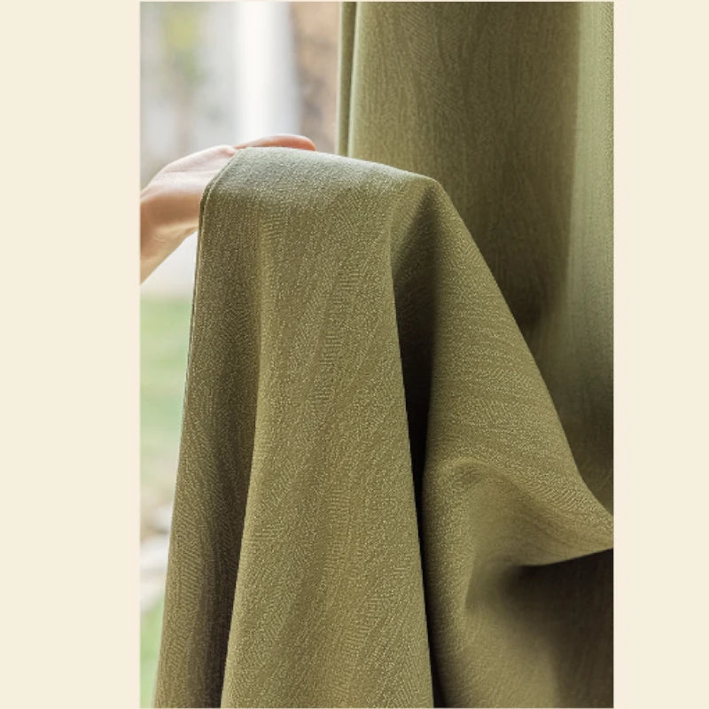 Claire Polyester Wavy Pattern Curtain Swatch - Elegant Window Treatment for Living Room, Bedroom & Home Decor
