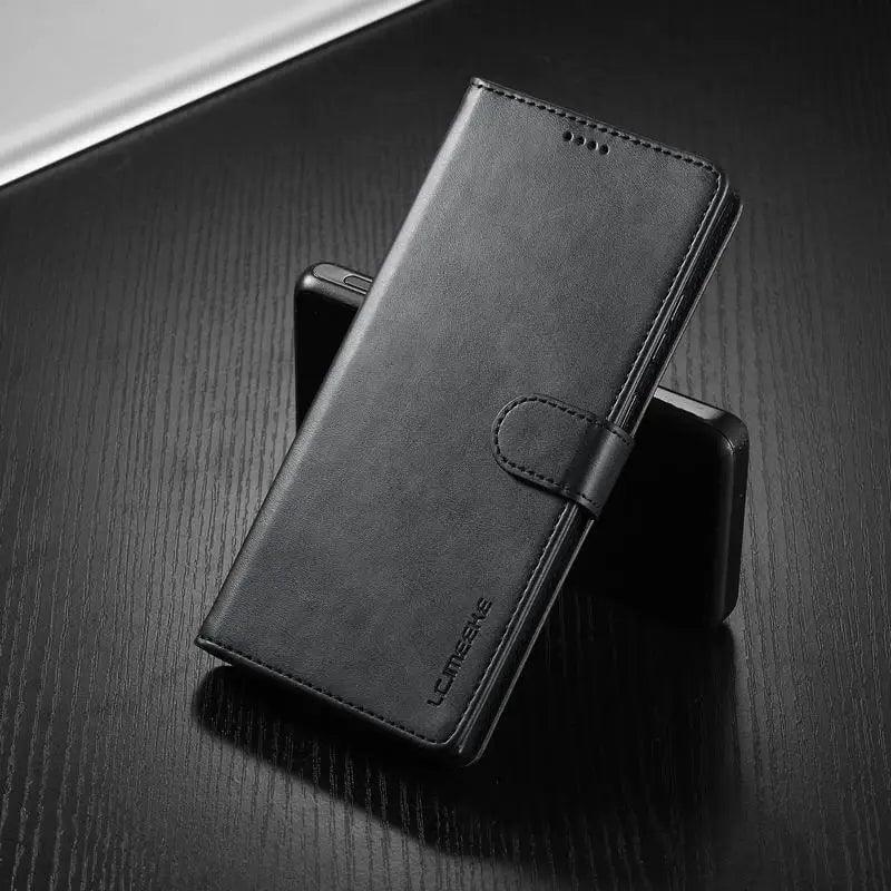 Samsung Galaxy S24 Plus Wallet Case - Premium Vegan Leather Phone Cover with Card Slots for Credit Cards & ID - Perfect for Daily Use, Travel, and Business