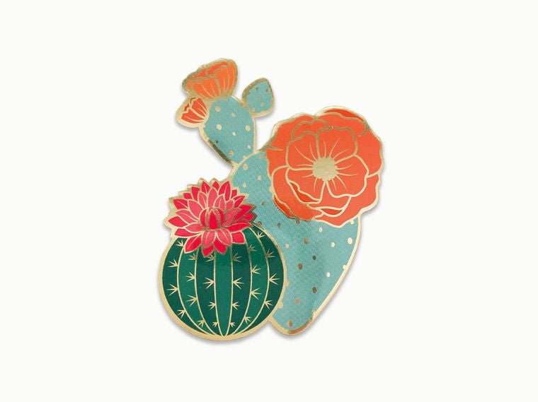 Blooming Cacti Stickers - Waterproof Vinyl Decals for Laptops, Water Bottles & DIY Crafts - Cute Succulent Plant Decor for Home & Office