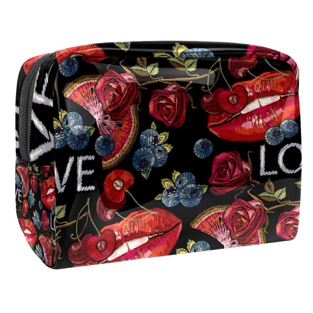 Portable Waterproof Makeup Bag with Zipper - Travel Toiletry Organizer for Women, Cosmetic Storage Pouch - Perfect for Travel, Gym, and Daily Use