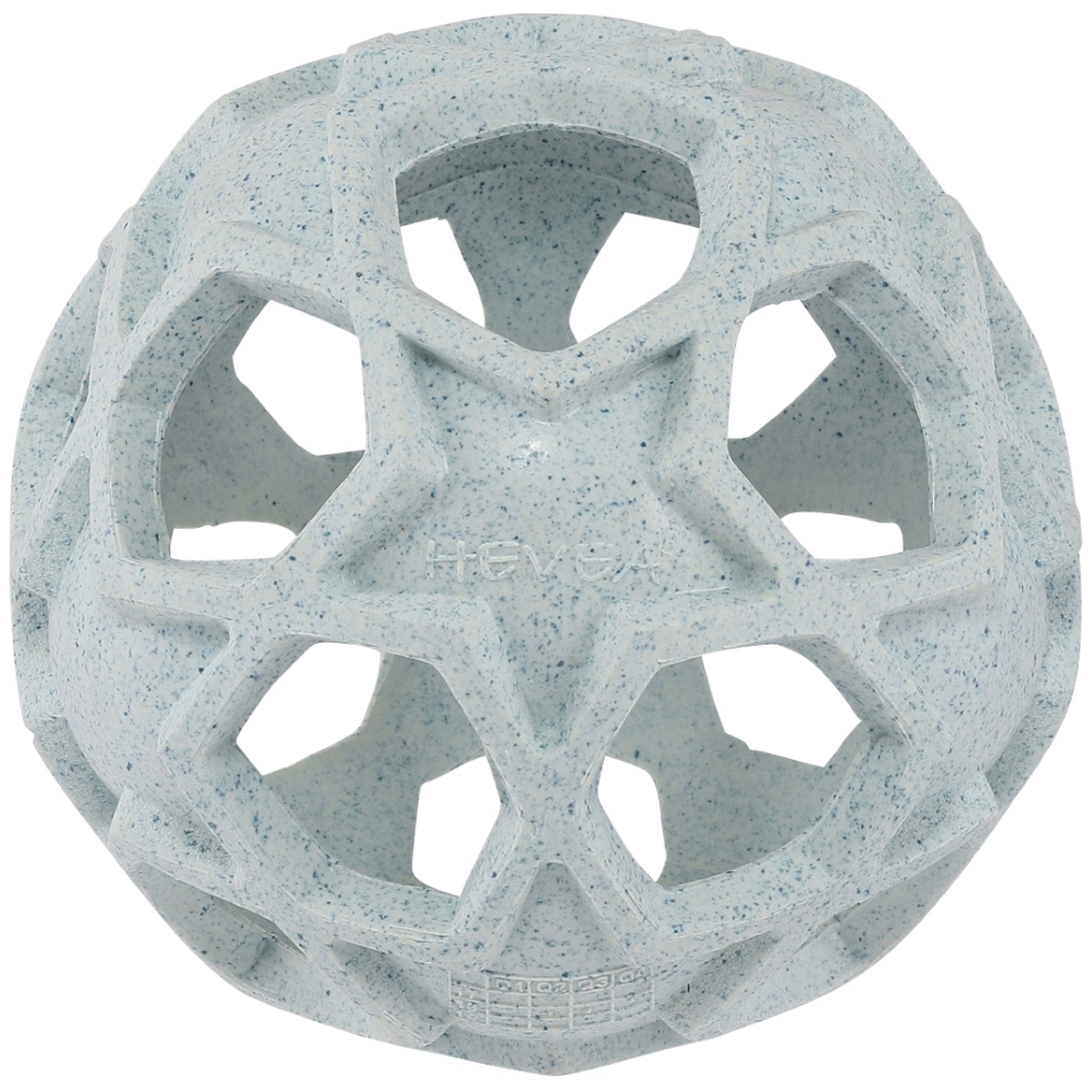 Hevea Stellar Ball Dog Toy - Durable Chew Toy for Small & Medium Dogs - Non-Toxic Natural Rubber - Blue - Perfect for Fetch, Training & Playtime