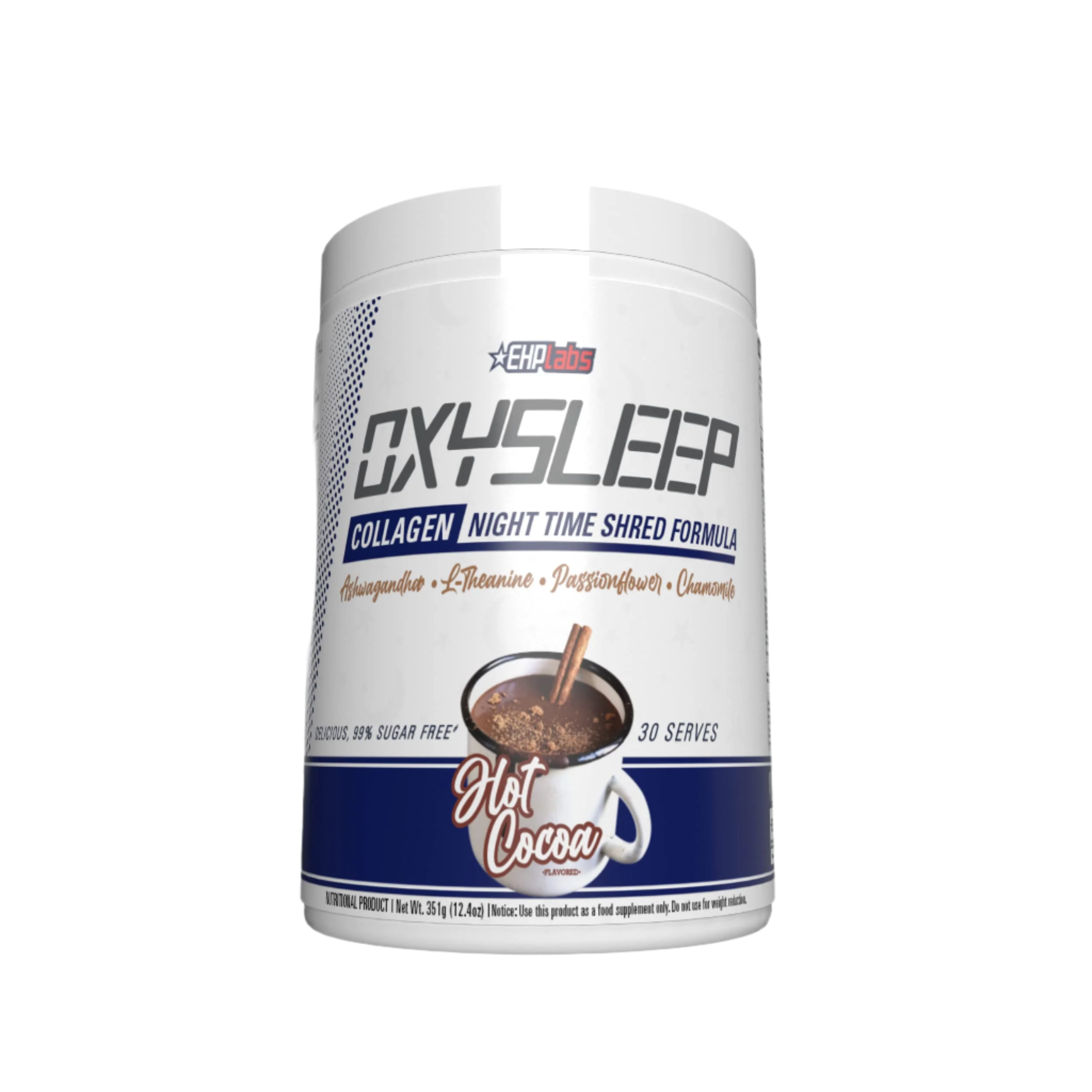 EHP Labs OxySleep Collagen 351g - Advanced Sleep Support Supplement with Collagen for Better Rest & Recovery | Perfect for Nighttime Use & Jet Lag Relief