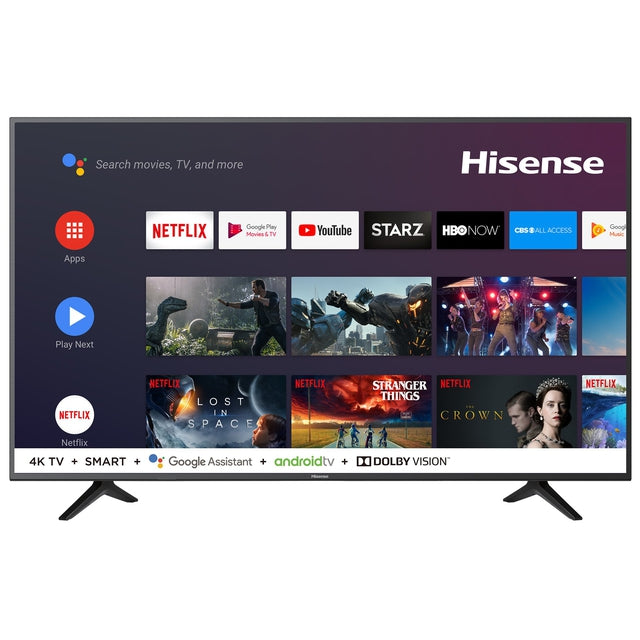 Hisense 58-Inch 4K Ultra HD Smart Android TV (58H6550E) - Streaming, Gaming & Home Entertainment for Living Room & Bedroom