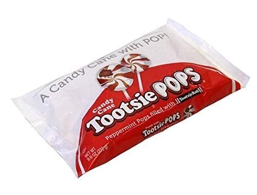 Peppermint Candy Cane Tootsie Pops - 3 Pack | Holiday Christmas Stocking Stuffers, Party Favors & Office Treats | Perfect for Gifts, Classroom Rewards & Winter Celebrations