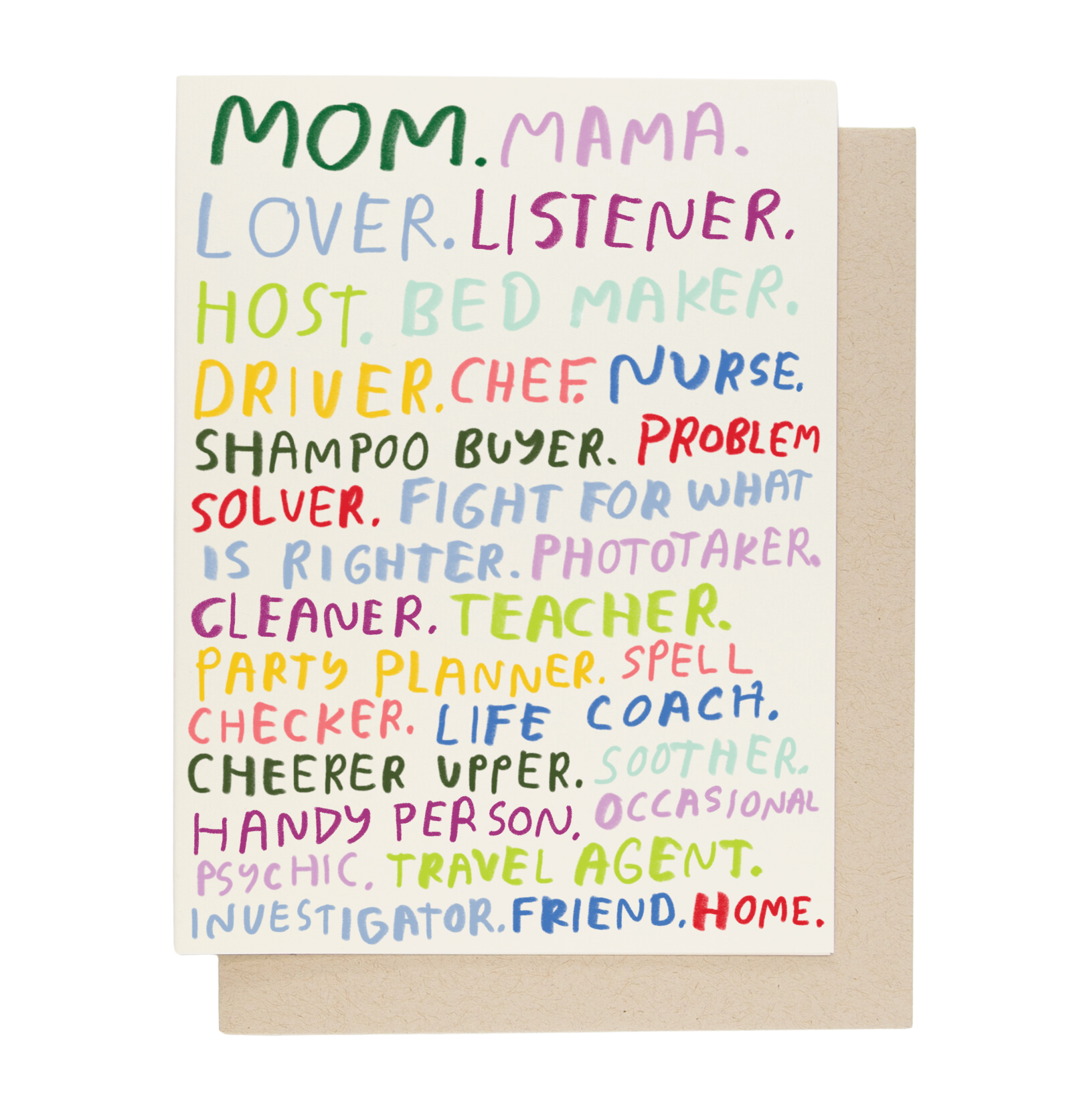 Mom You're The Best Greeting Card - Heartwarming Mother's Day Card for Mom, Wife, Grandma - Perfect for Birthday, Thank You, Appreciation Gifts