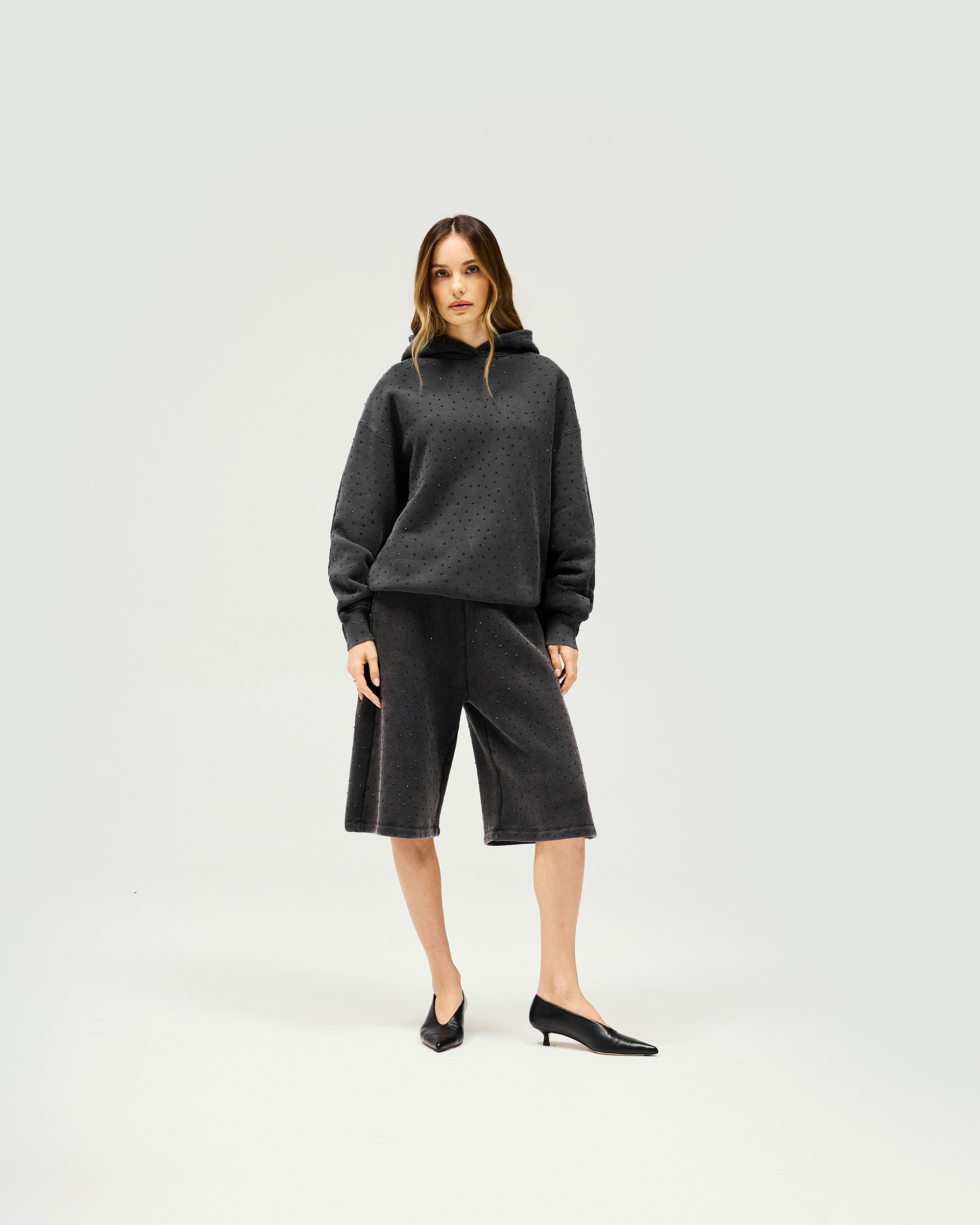 Spark Hoodie - Soft Washed Grey Pullover for Men & Women | Cozy Casual Wear for Fall & Winter