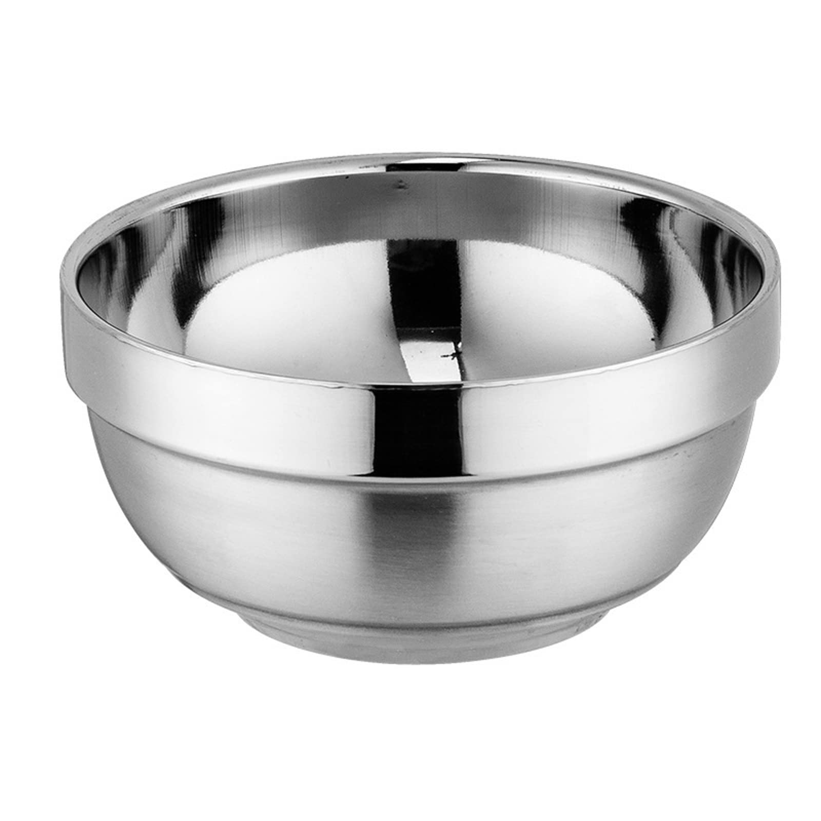 Double Layer Insulated Stainless Steel Bowls - Set of 2 for Rice, Soup, Noodle, Salad & Sauce | Heat-Resistant Kitchen & Dining Bowls for Cooking, Baking, Serving | Perfect for Home, Restaurants & Outdoor Picnics