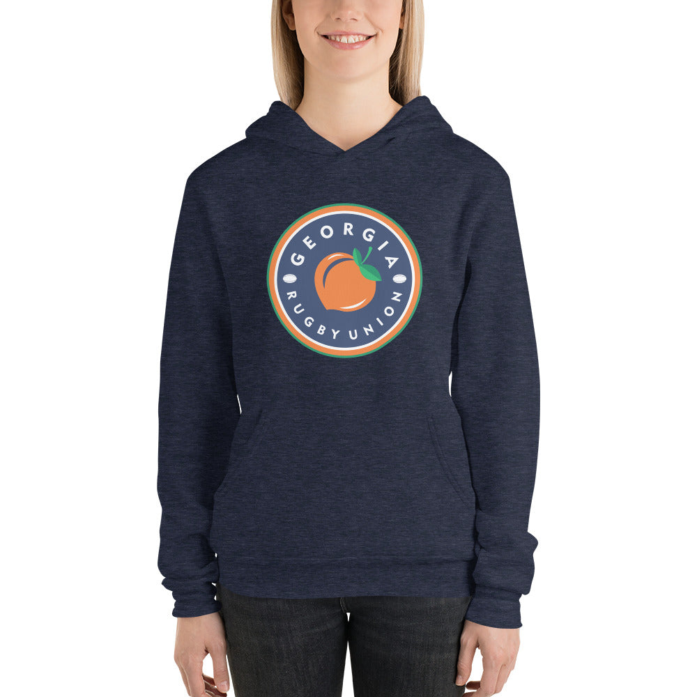 Georgia Rugby Union Pullover Hoodie - Men's & Women's Comfortable Fleece Sweatshirt for Fans & Players - Perfect for Games, Training & Casual Wear