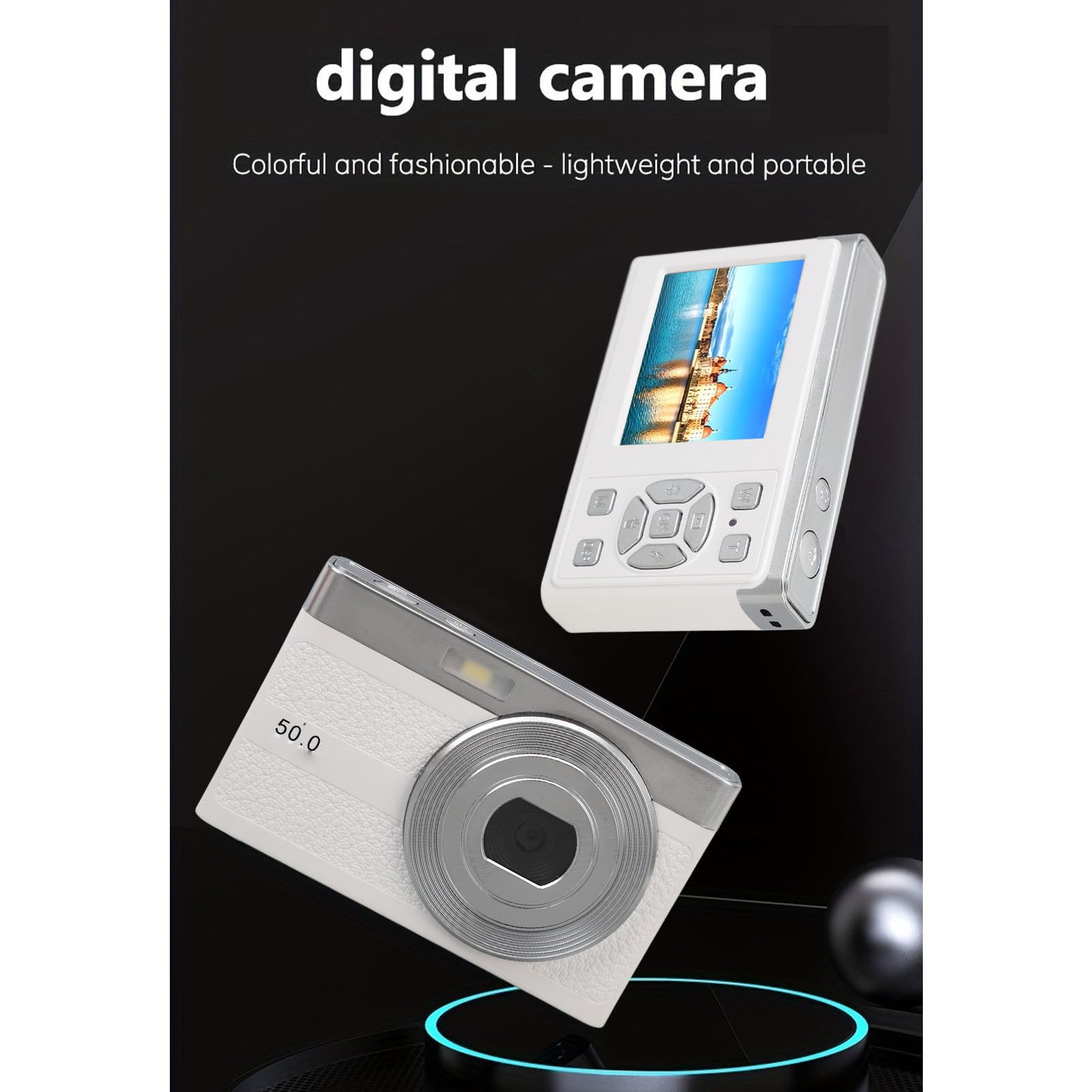 50MP Digital Point and Shoot Camera with 2.2