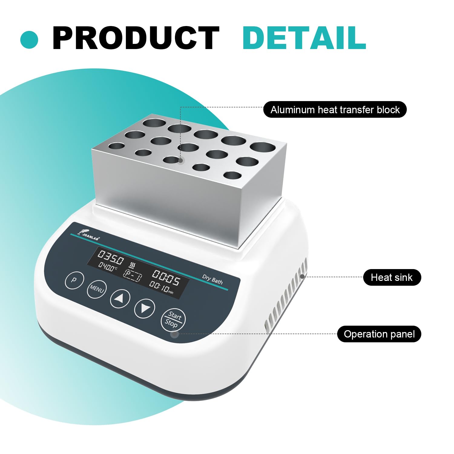 JOANLAB Digital Gel Heating Machine for PRP PPP Plasma Therapy - Adjustable Timer & 5ml/10ml/15ml Capacity - Professional Cosmetic Treatment Equipment for Skin Rejuvenation & Facial Enhancement