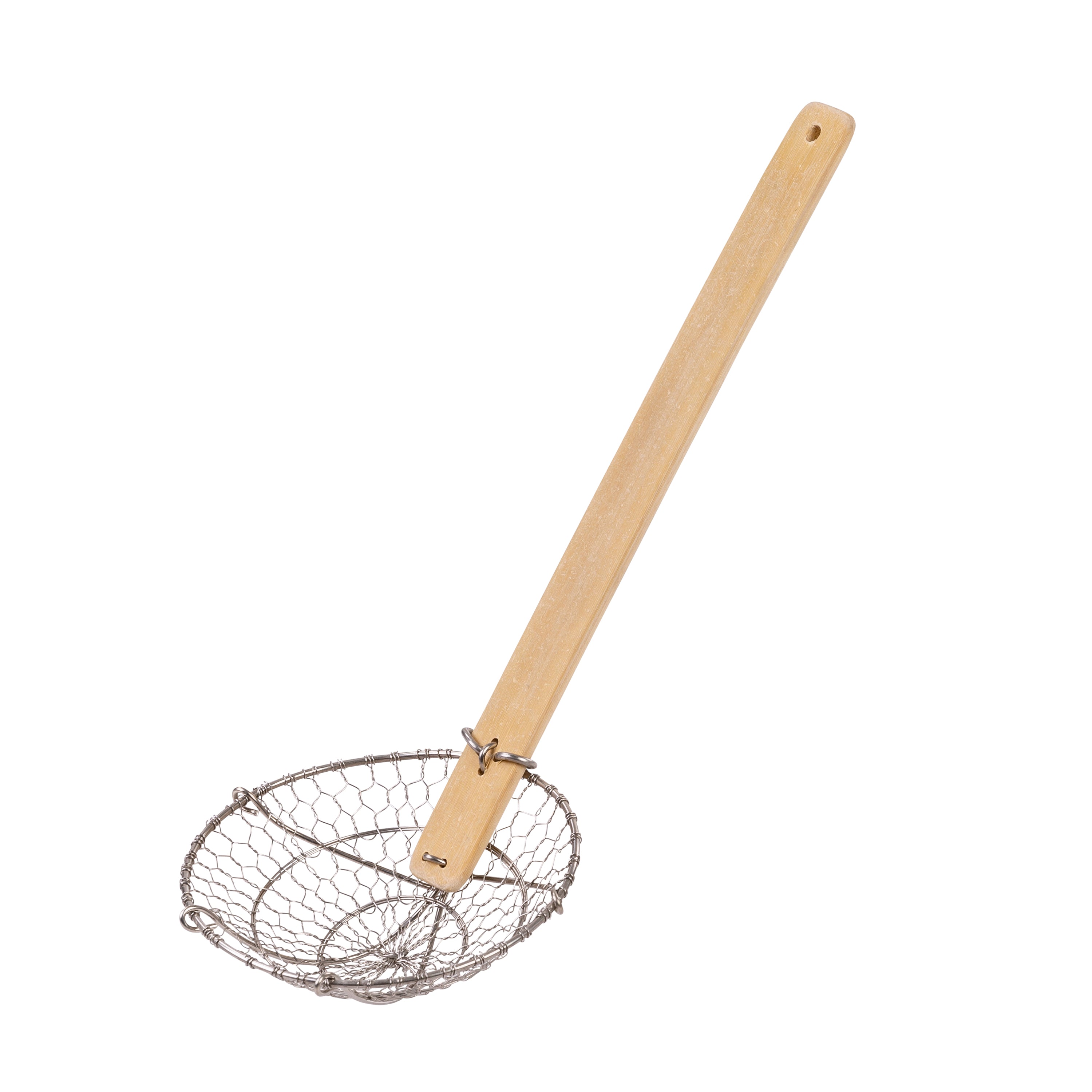 5 Inch Stainless Steel Spider Strainer for Cooking, Frying & Noodle Making - Durable Kitchen Tool for Asian Cuisine & Deep Frying