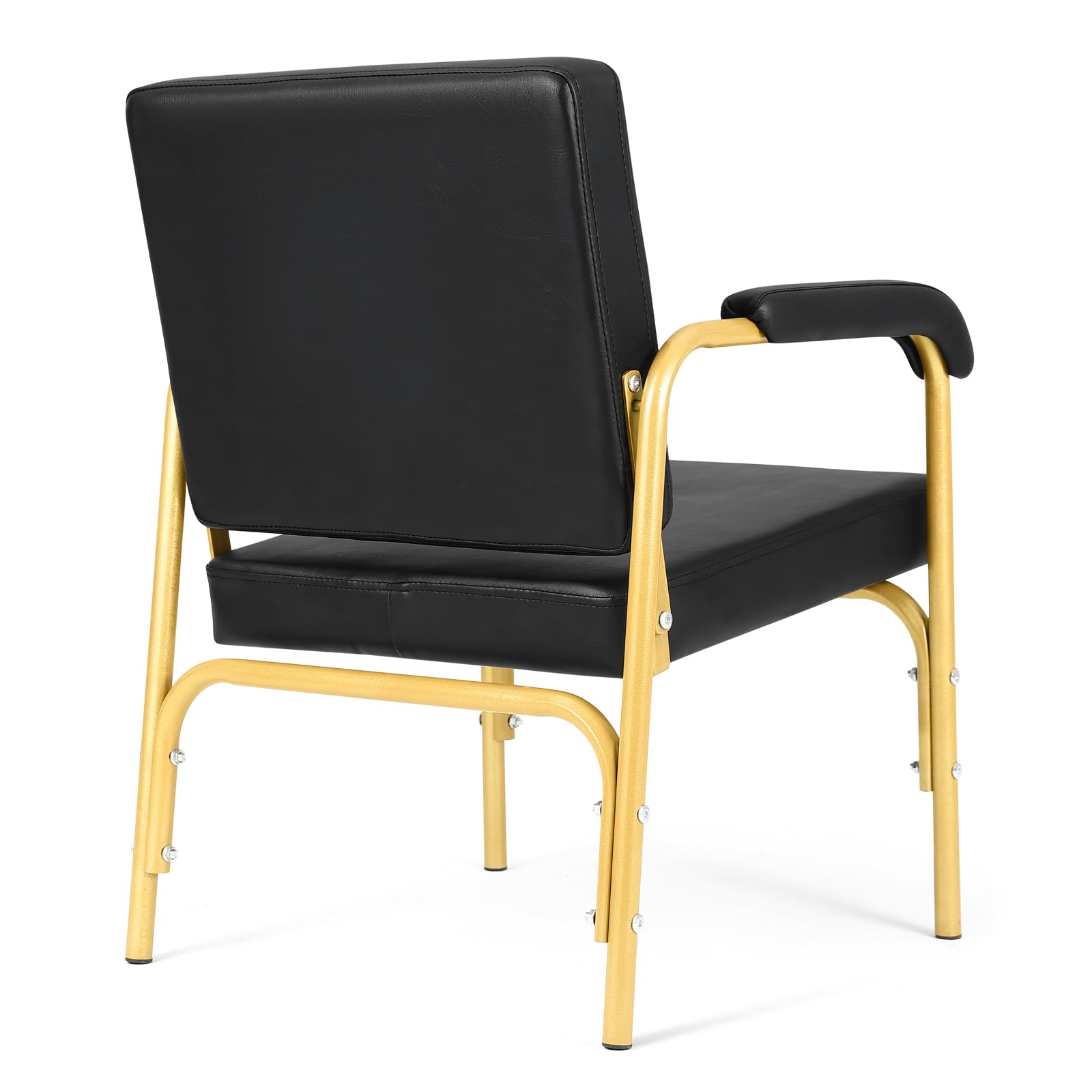 Premium Reclining Shampoo Chair for Salon & Spa - Professional Barber Stylist Chair with Auto Recline - Gold Beauty Equipment for Hair Washing, Styling & Relaxation - Perfect for Salons, Barbershops & Home Use