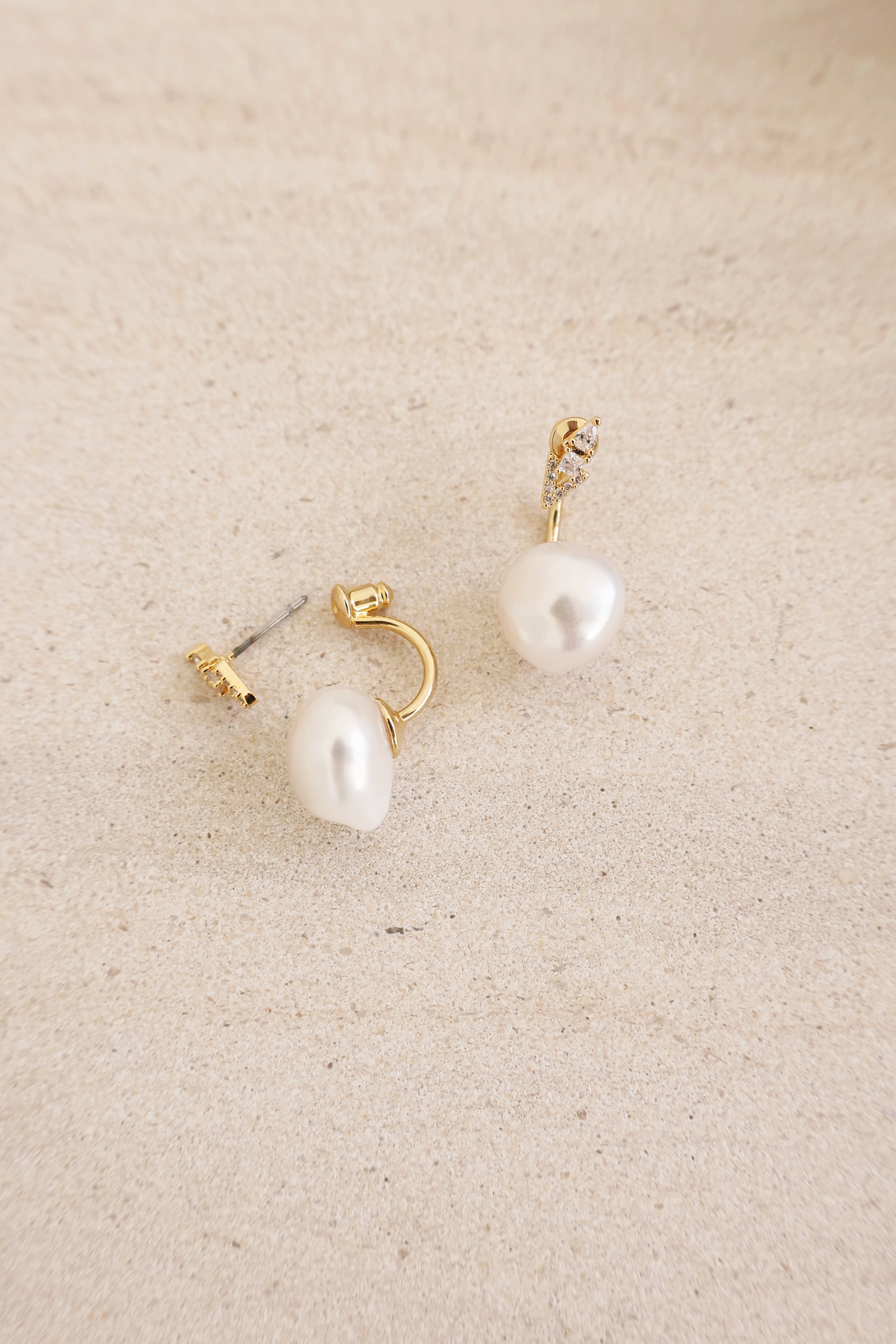 Amelia Front Back Earrings - Elegant Double-Sided Dangle Earrings for Women | Perfect for Parties, Weddings & Everyday Wear