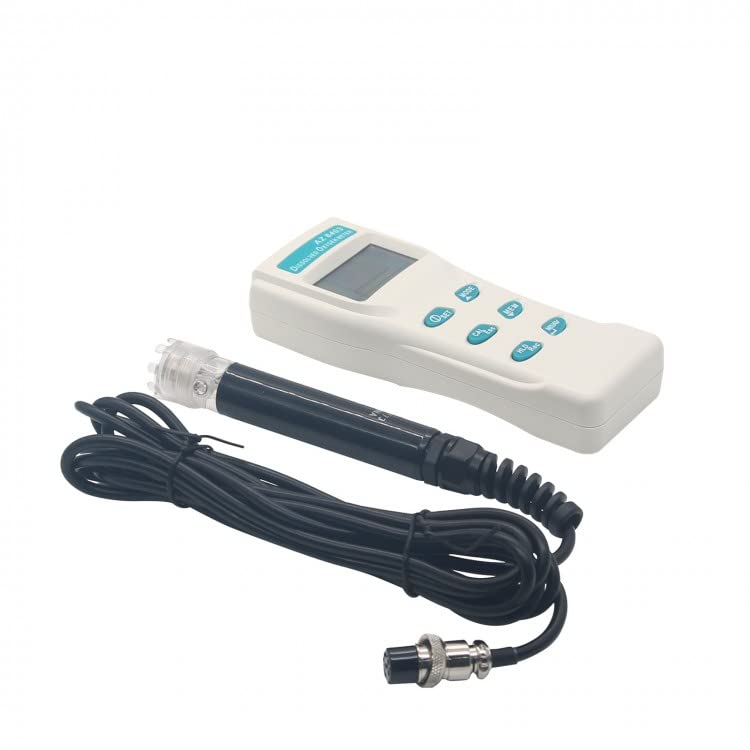 AZ8403 Dissolved Oxygen Meter for Freshwater Aquaculture - High Precision Water Quality Tester with LCD Display | Ideal for Fish Tanks, Hydroponics & Pond Monitoring