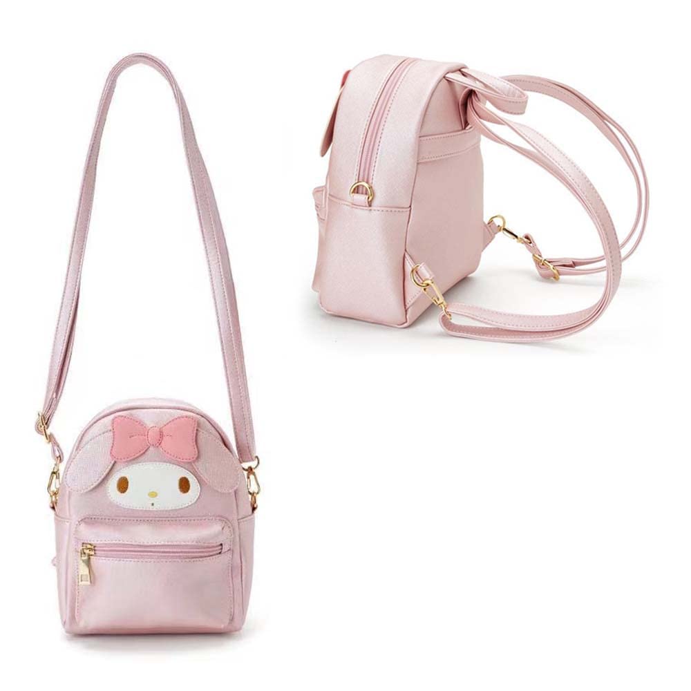 **Cute Anime Cartoon Black & Yellow Mini Backpack for Kids & Girls - Lightweight Shoulder Bag, Handbag for School, Travel & Cosplay (Pink)**
