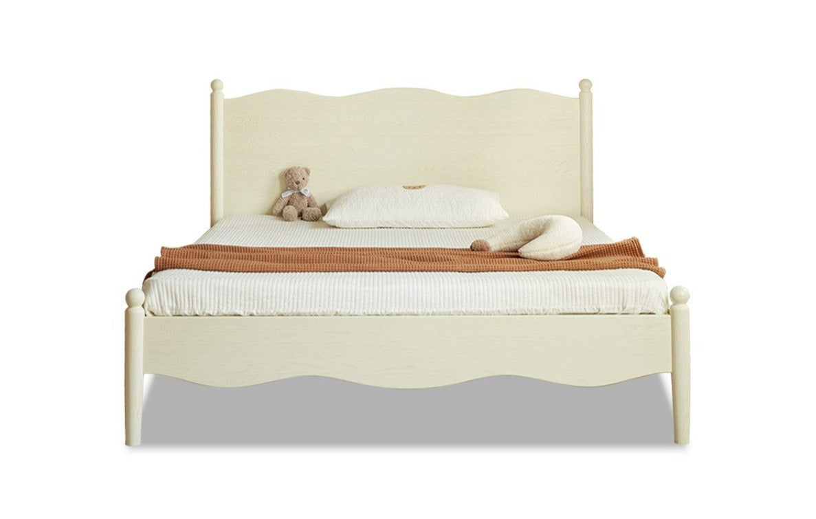 Solid Oak & Beech Wood Children's Bed - Princess Style for Girls & Classic Design for Boys | Durable Kids Bedroom Furniture for Playtime & Sweet Dreams