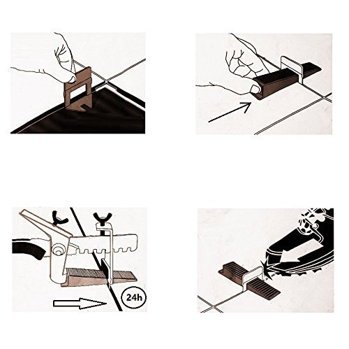400 Pcs Tile Leveling System Clips 1/32